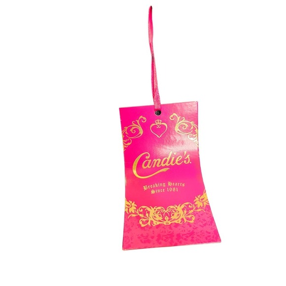 Deadstock Y2K Candies 1 Stretch Low Rise Jeans Bootcut Faded Wash Dark Boho - Picture 5 of 5